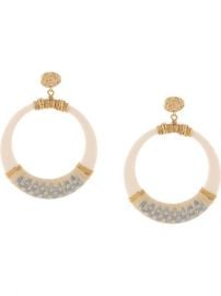 Shop Gas Bijoux Lodge raffia hoop earrings with Express Delivery - at Farfetch