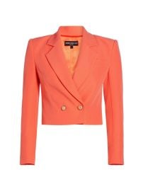 Shop Generation Love Clara Double-Breasted Crop Blazer at Saks Fifth Avenue