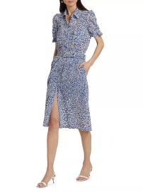 Shop Generation Love Claudia Lace Belted Shirtdress at Saks Fifth Avenue