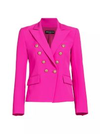 Shop Generation Love Delilah Double-Breasted Crepe Blazer at Saks Fifth Avenue