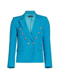 Shop Generation Love Delilah Double-Breasted Crepe Blazer at Saks Fifth Avenue