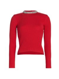 Shop Generation Love Helene Rib-Knit Crystal Top at Saks Fifth Avenue