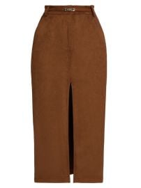 Shop Generation Love Medina Belted Faux-Suede Skirt at Saks Fifth Avenue