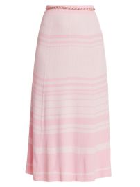 Shop Generation Love Tiana Stripe Rib-Knit Midi-Skirt at Saks Fifth Avenue