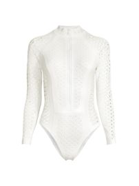 Shop GiGi C Nicole Embroidered Surfsuit at Saks Fifth Avenue