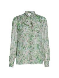 Shop Giambattista Valli Floral Silk Georgette Blouse at Saks Fifth Avenue