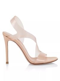 Shop Gianvito Rossi Metropolis TPU Translucent-Strap Sandals at Saks Fifth Avenue