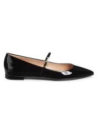 Shop Gianvito Rossi Ribbon Patent Leather Ballet Flats at Saks Fifth Avenue