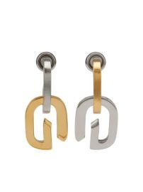 Shop Givenchy G-link two-tone earrings with Express Delivery - at Farfetch