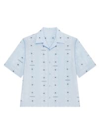 Shop Givenchy Hawaiian Shirt In 4G Jacquard at Saks Fifth Avenue