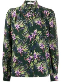 Shop Givenchy floral print button-up shirt with Express Delivery - at Farfetch