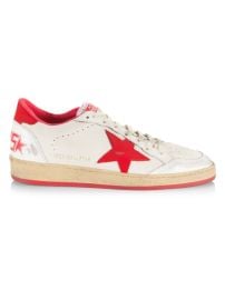 Shop Golden Goose Ball Star Leather Low-Top Sneakers at Saks Fifth Avenue