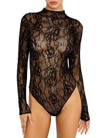 Shop Good American Lace Long-Sleeve Bodysuit at Saks Fifth Avenue