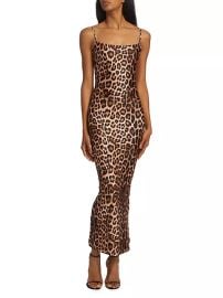 Shop Good American Leopard-Print Maxi Dress at Saks Fifth Avenue