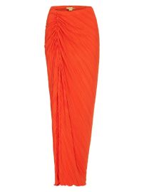 Shop Good American Pliss Maxi Sarong Skirt at Saks Fifth Avenue