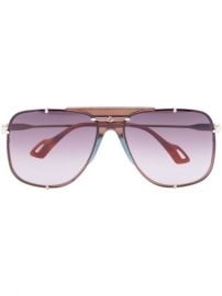 Shop Gucci Eyewear gradient aviator sunglasses with Express Delivery - at Farfetch