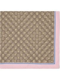 Shop Gucci GG star-print silk scarf with Express Delivery - at Farfetch