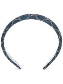 Shop Gucci GG supreme denim hair band with Express Delivery - at Farfetch