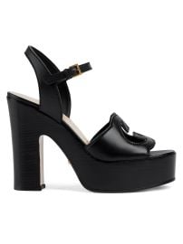 Shop Gucci Gucci Cutout Platform Heeled Sandals at Saks Fifth Avenue