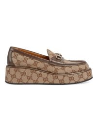 Shop Gucci Ilde GG Canvas Loafers at Saks Fifth Avenue