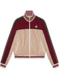 Shop Gucci Interlocking G logo track jacket with Express Delivery - at Farfetch