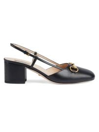 Shop Gucci Lady Horsebit Leather Slingback Pumps Saks Fifth Avenue at Saks Fifth Avenue