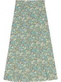 Shop Gucci Liberty floral print skirt with Express Delivery - at Farfetch