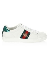 Shop Gucci New Ace Bee Embroidered Sneakers at Saks Fifth Avenue