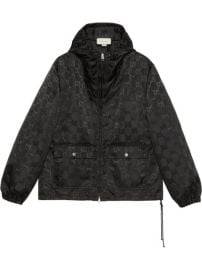 Shop Gucci Off The Grid GG hooded jacket with Express Delivery - at Farfetch