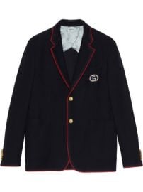 Shop Gucci Palma single-breasted jacket with Express Delivery - at Farfetch