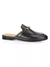 Shop Gucci Princetown Leather Slipper at Saks Fifth Avenue