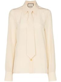 Shop Gucci removable tie shirt with Express Delivery - at Farfetch