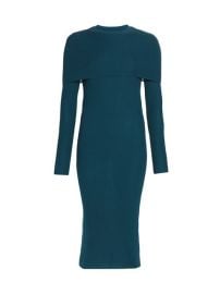 Shop Halston Andrea Knit Merino Wool Dress at Saks Fifth Avenue