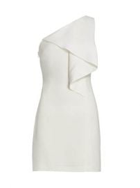 Shop Halston Brigitte Ruffled Sheath Dress at Saks Fifth Avenue