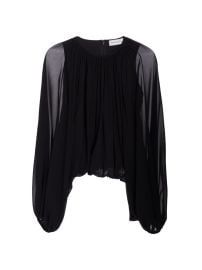 Shop Halston Cara Chiffon Blouson Top at Saks Fifth Avenue