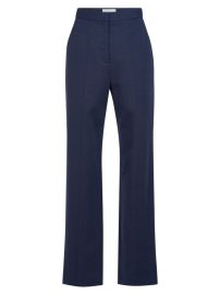 Shop Halston Collins Wool-Blend Tailored Pants at Saks Fifth Avenue