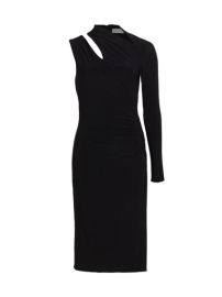 Shop Halston Evelyn One-Sleeve Dress at Saks Fifth Avenue