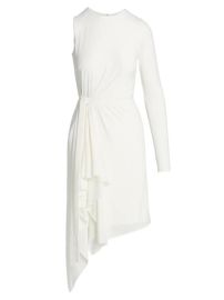 Shop Halston Hayley Asymmetric One-Sleeve Dress at Saks Fifth Avenue