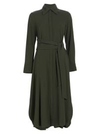 Shop Halston Kori Belted Shirtdress at Saks Fifth Avenue