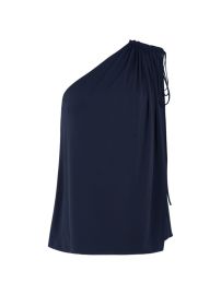 Shop Halston Nathalie Jersey Draped One-Shoulder Top at Saks Fifth Avenue