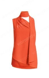 Shop Halston Scarf-Neck Top at Saks Fifth Avenue