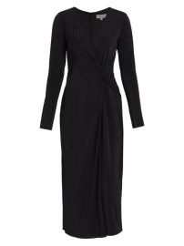 Shop Halston Tenaya Crystal Jersey Midi-Dress at Saks Fifth Avenue