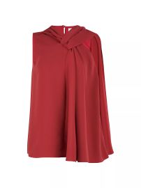 Shop Halston Weslee Draped Top at Saks Fifth Avenue