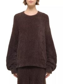 Shop Helmut Lang Apex Oversized Eyelash Crewneck Sweater at Saks Fifth Avenue