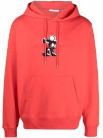 Shop Helmut Lang Figure print hoodie with Express Delivery - at Farfetch