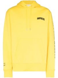 Shop Helmut Lang Impress Your Parents print hoodie with Express Delivery - at Farfetch