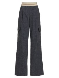 Shop Helmut Lang Linen-Blend Cargo Pull-On Pants at Saks Fifth Avenue