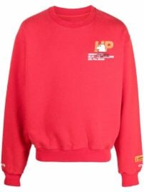 Shop Heron Preston logo-print sweatshirt with Express Delivery - at Farfetch