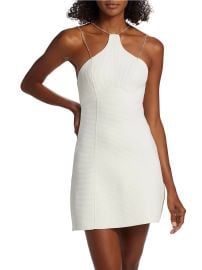 Shop Herv Lger Ottoman-Knit Minidress at Saks Fifth Avenue