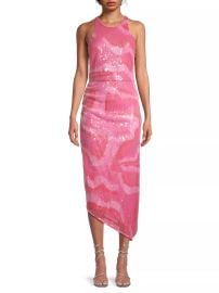 Shop Hutch Perla Sequin Asymmetric Maxi Dress at Saks Fifth Avenue